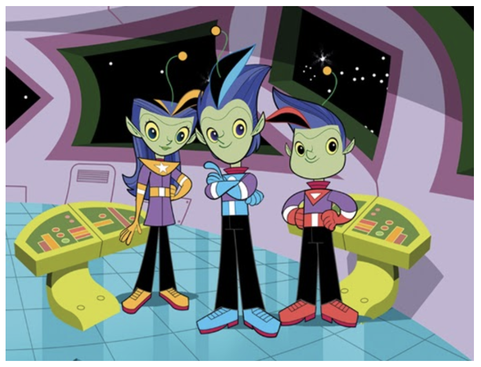 Image of cartoon aliens from RWI app